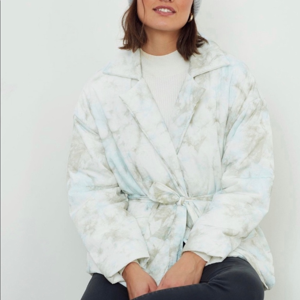 BLANK NYC @ Anthropologie - Bennie Tye Die Puffer Jacket Women’s Size Medium NWT
